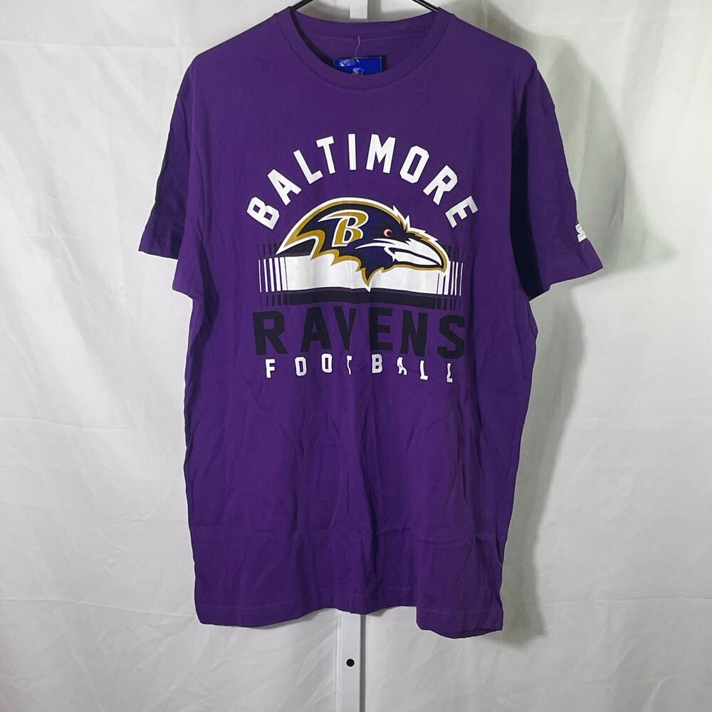 NWT Baltimore Ravens T-shirt   - Mens Size L  - Purple